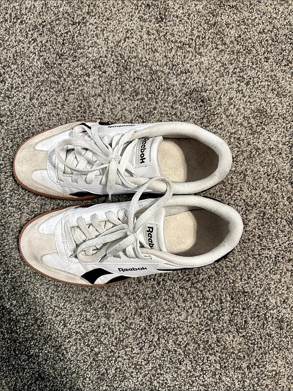 Reebok Club C 85 Vintage White & Black Sneakers - Picture 3 of 4